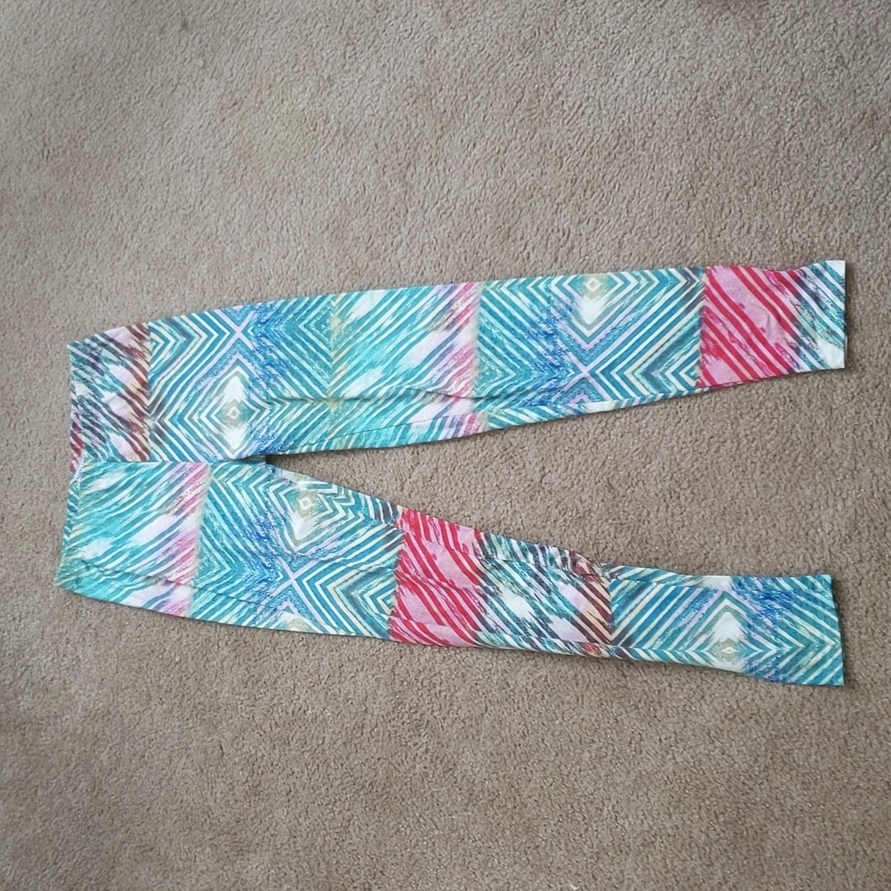 90s Retro Colorful Leggings